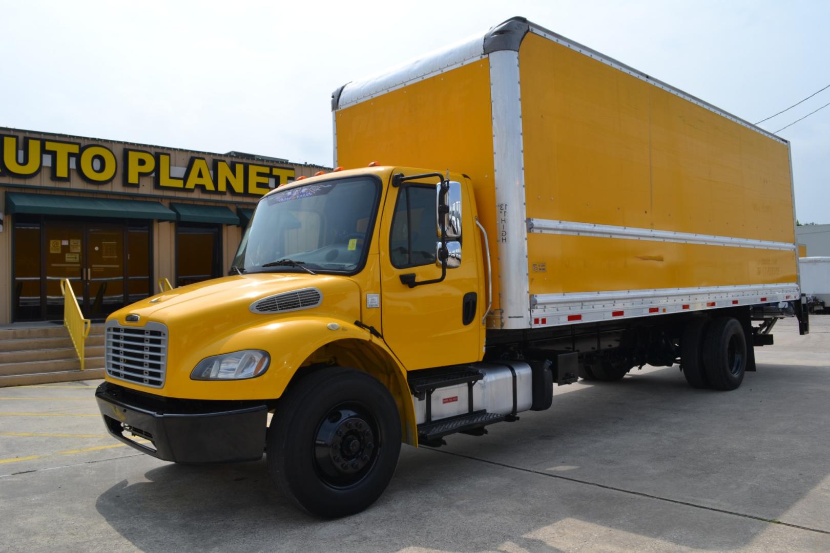 2017 YELLOW /BLACK FREIGHTLINER M2-106 with an CUMMINS ISB 6.7L 220HP engine, ALLISON 2200RDS AUTOMATIC transmission, located at 9172 North Fwy, Houston, TX, 77037, (713) 910-6868, 29.887470, -95.411903 - Photo#0